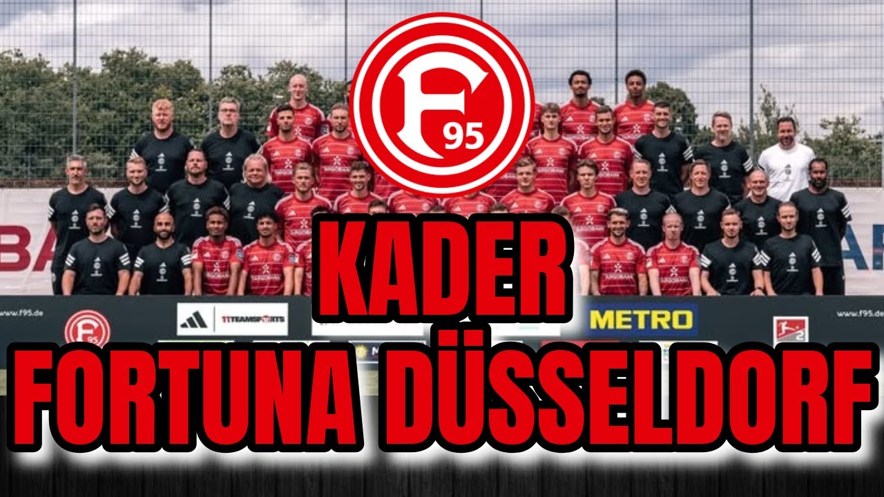 Fortuna Düsseldorf 2. Bundesliga Kader Übersicht Saison 2025/2026