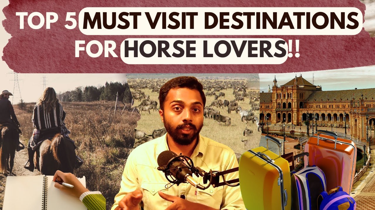 Top 5 Horse Based Destinations in the World | Must Visit Places for Horse Lovers! #horselovers