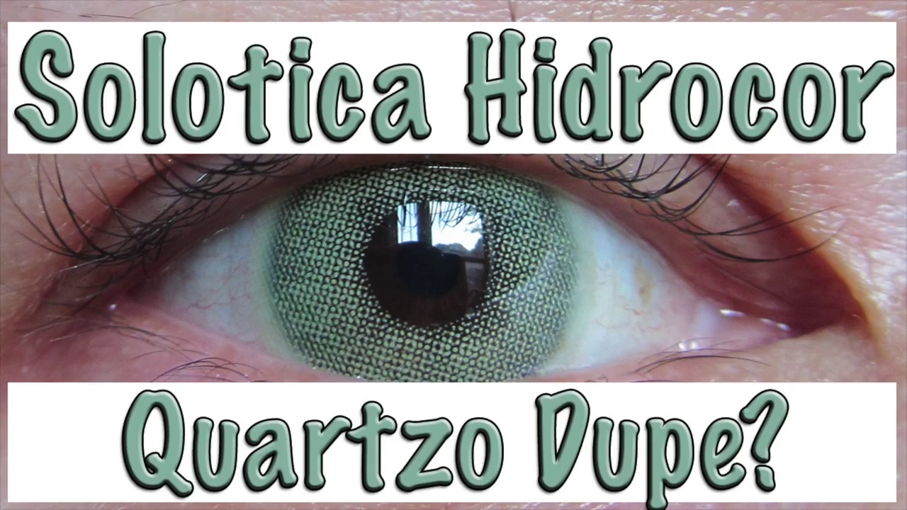 Solotica Hidrocor Quartzo Dupe? Green lenses - |KarlaSays(english)|