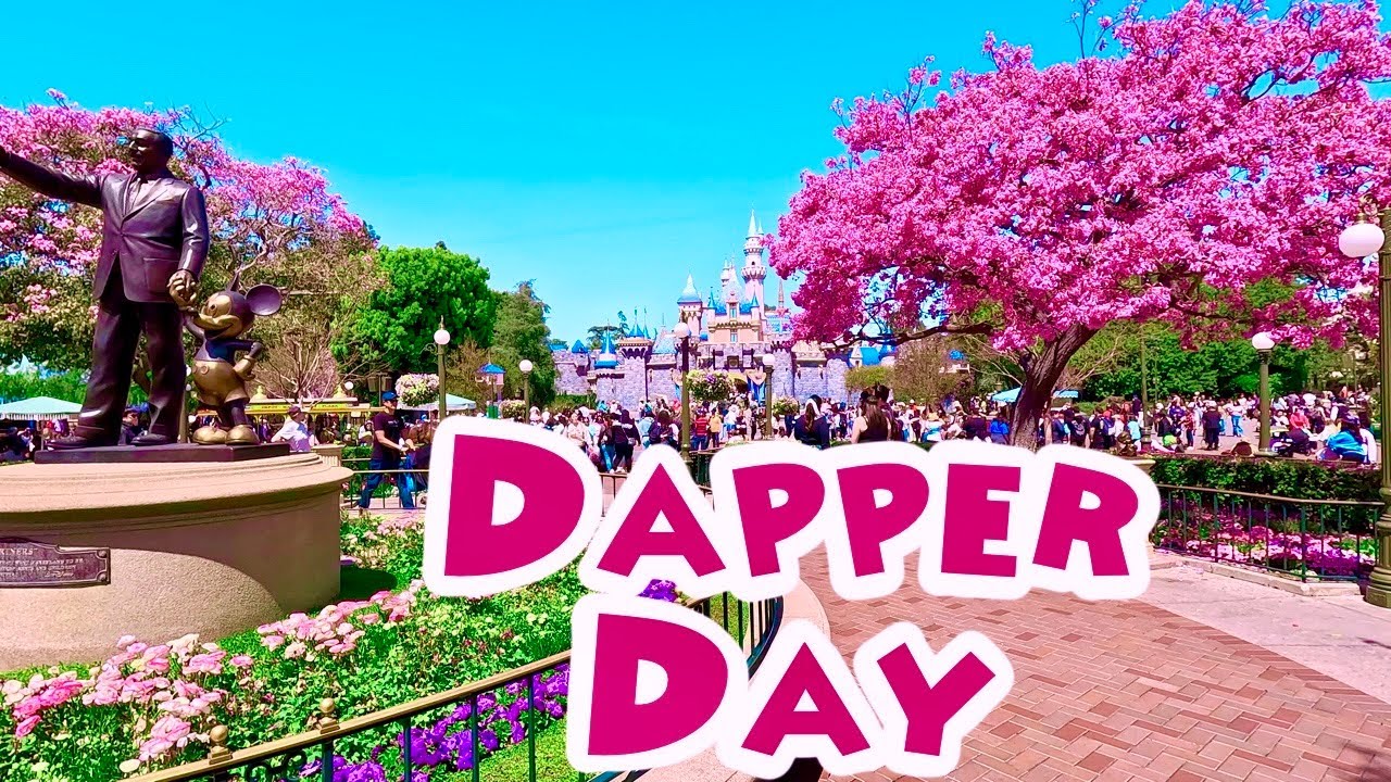 Disneyland 2024 4k DAPPER DAY! Walkthrough Disney Resort, Anaheim, California