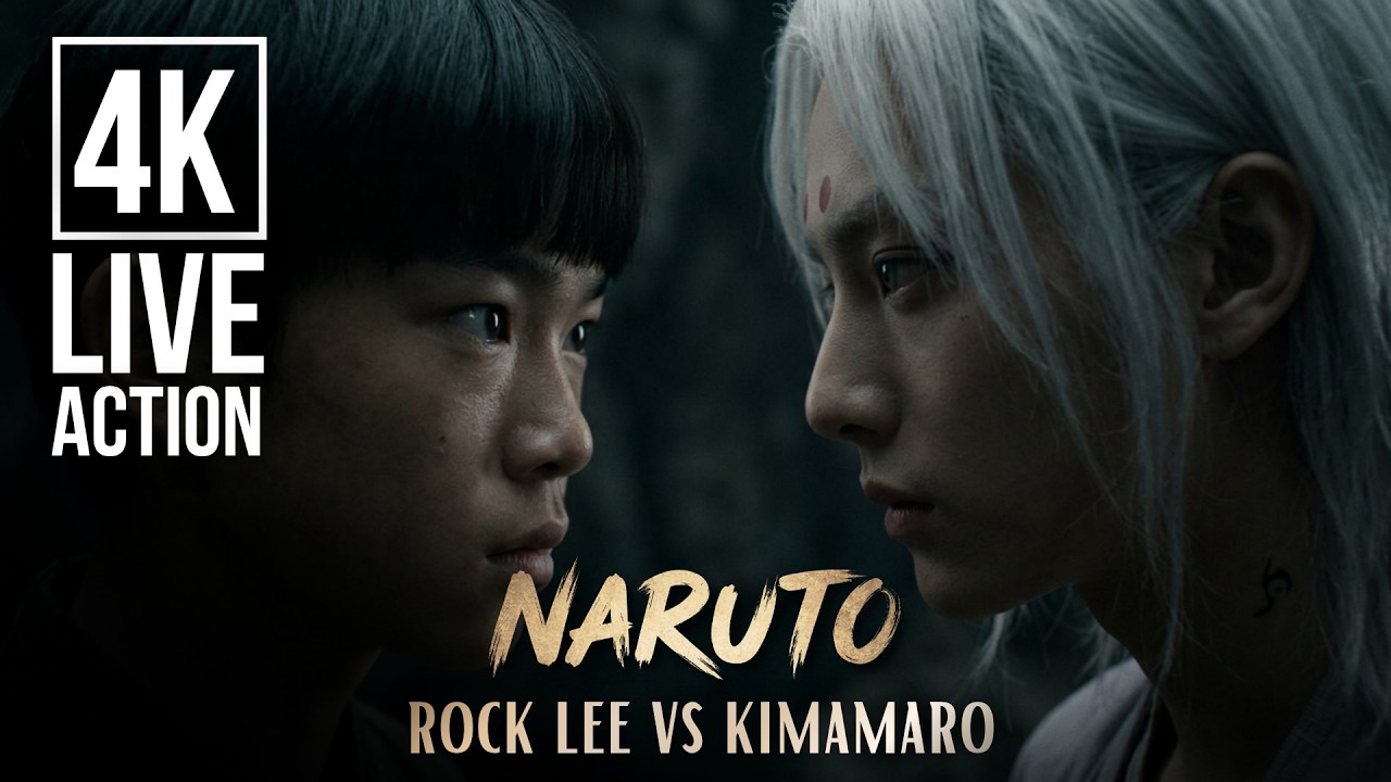 Rock Lee vs Kimimaro : Drunken Fist AI Short Film | 4K