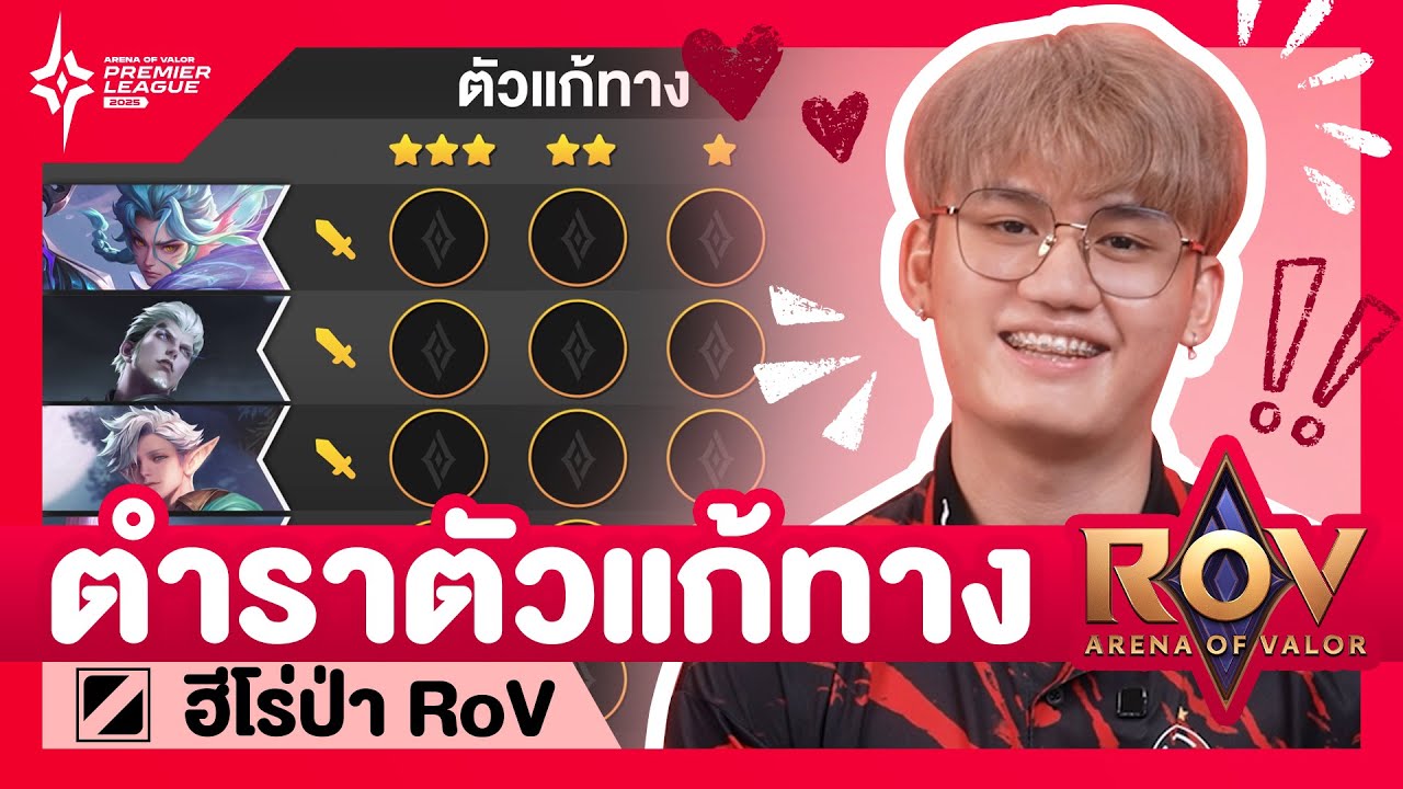 เปิดตำราเลือกตัวแก้ทางฮีโร่ป่า RoV by 🦅TLN AlmondP