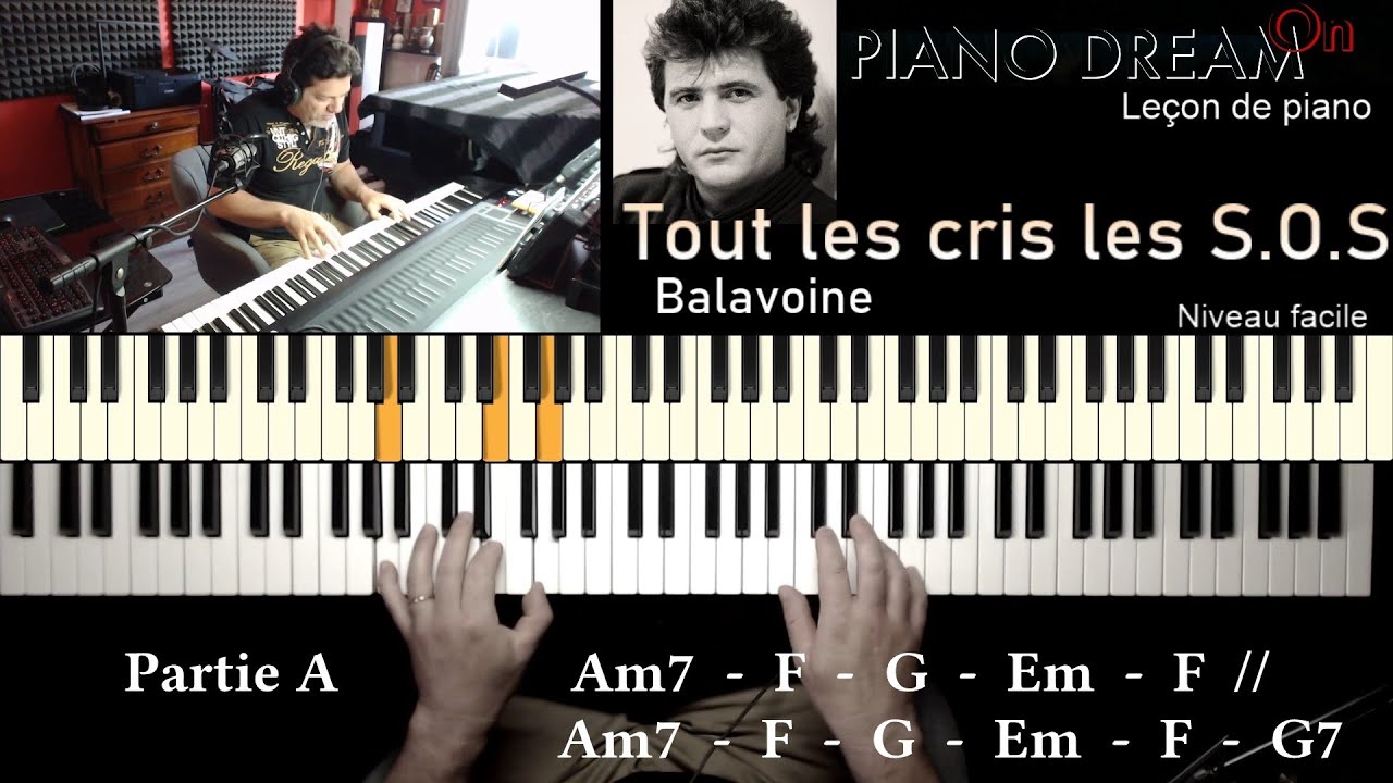 Leçon de piano  --  Tout les cris les S O S  - Balavoine