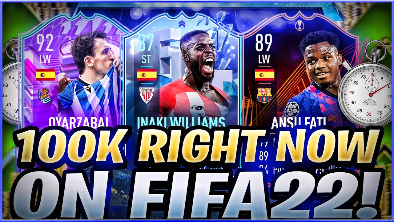 HOW TO MAKE 100K COINS NOW ON FIFA 22 EASIEST WAY TO MAKE COINS ON FIFA 22 BEST TRADING METHODS!