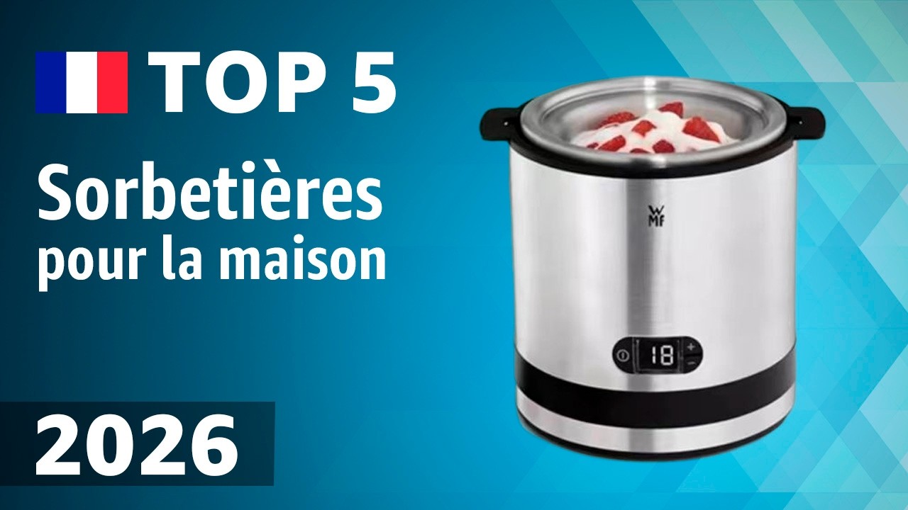 TOP—5. Meilleures sorbetières pour la maison. Test & Comparatif 2026