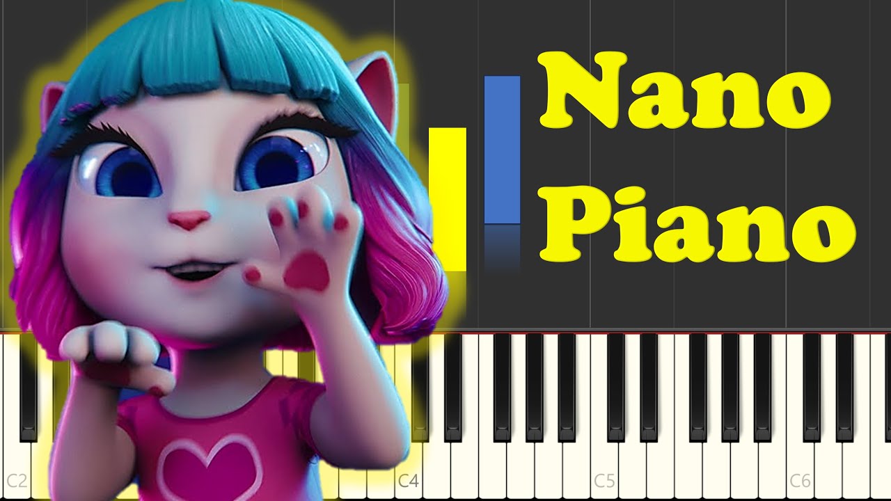 🎹 Shine Again - Talking Angela | EASY Piano Tutorial 🎹
