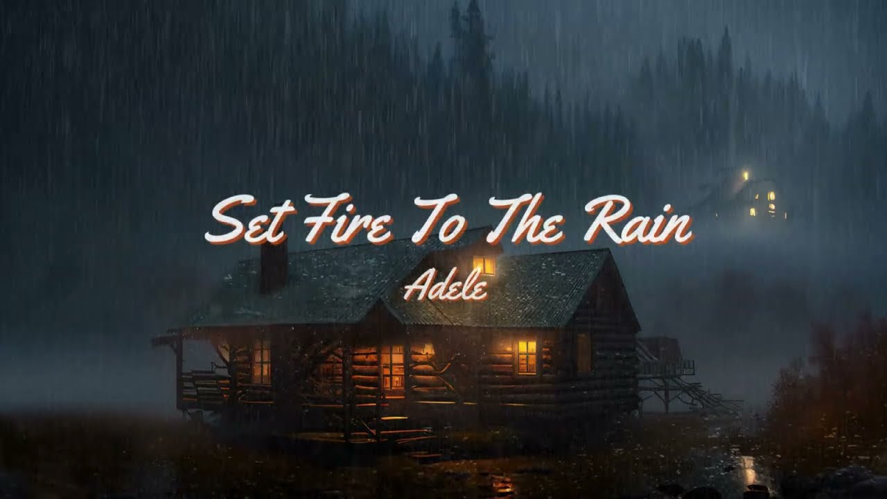Set Fire to the Rain - Adele ( slowed + reverb )