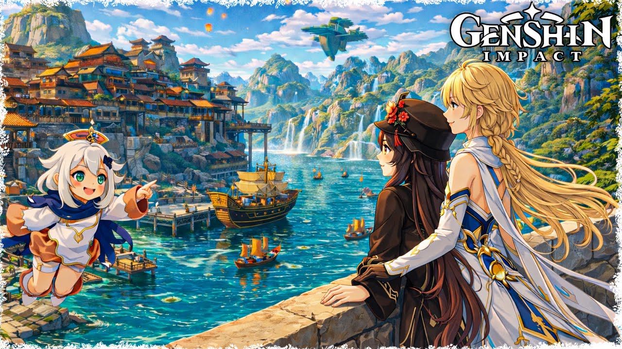 Genshin Impact — Озвучка Дополнительного Сюжета - Арка С Хуа Тао и Люмин (ИГРАЮ НА ЕВРОПЕ) - №58