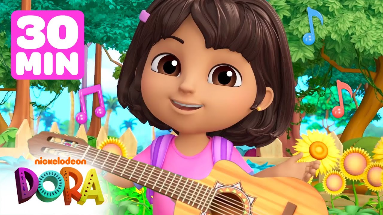 Dora's Sing Along Song Marathon! #2 🎶 30 Minutes of Circle Time Songs | Dora & Friends