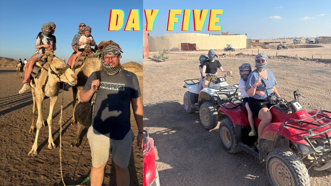 Day  5 in Egypt 🇪🇬 | Hurghada | Sindbad Hotel Aqua Park | Quad Adventure!