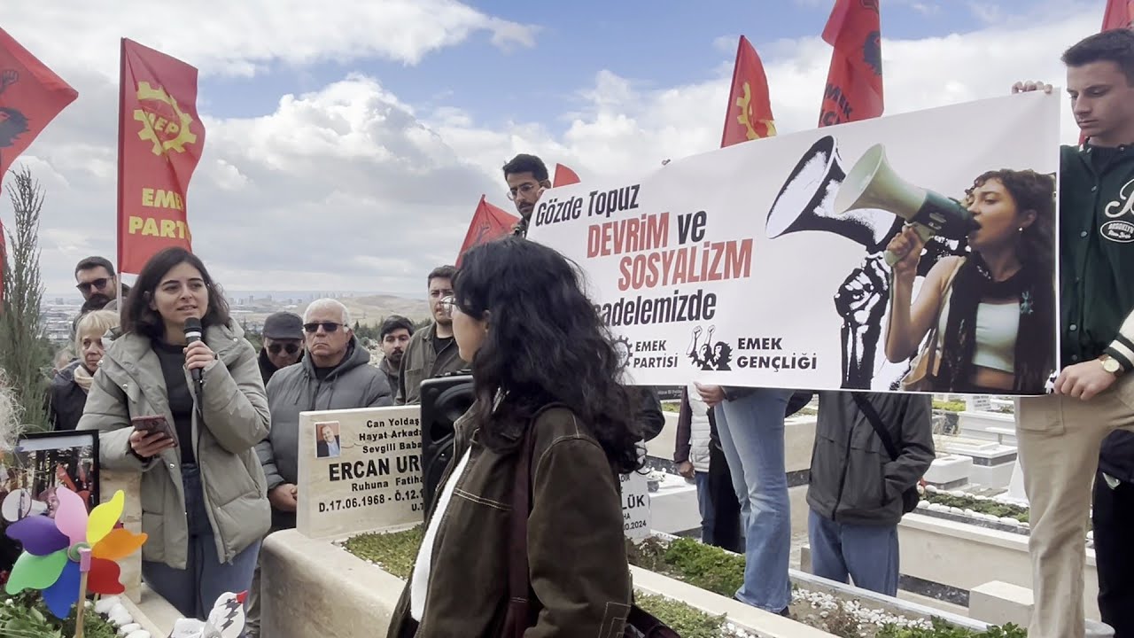 Emek Gençliği üyesi Gözde Topuz ölümünün 1. yılında anıldı: “Kavgası yoldaşlarının elinde büyüyecek”
