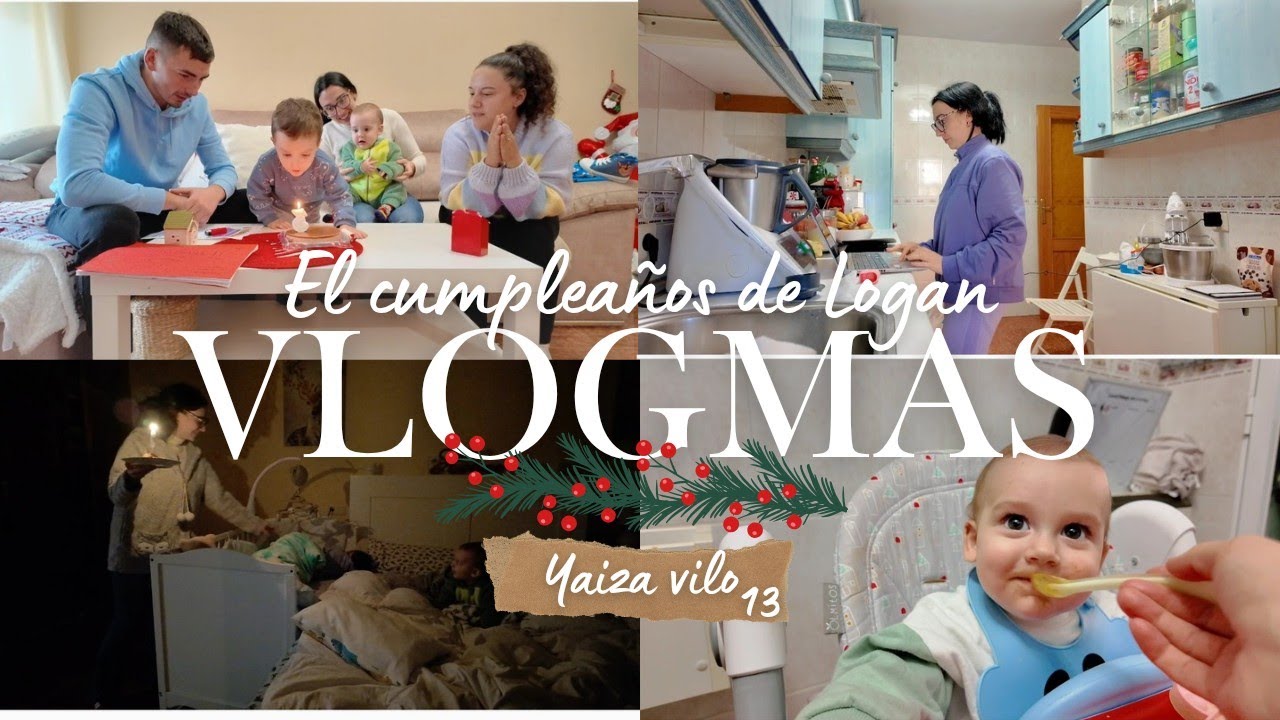 Vlogmas🎄| Llegó el día💙| LOGAN CUMPLE 3🎊🥺•Regalos + tarta | Así es su reacción 🥺💖