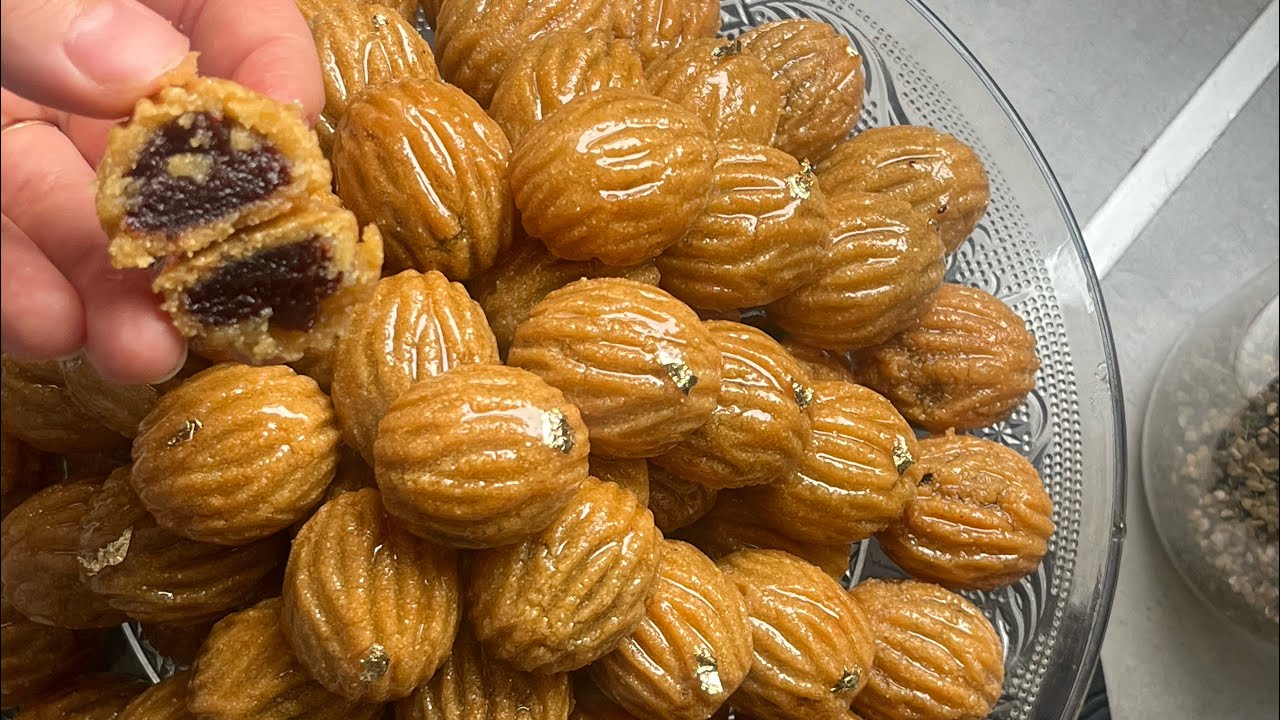 مقروط بالتمر شكل الجوز معسل مرمل طريقة جد مبسطة (makrot fourrés aux dattes )💯🍯🔔