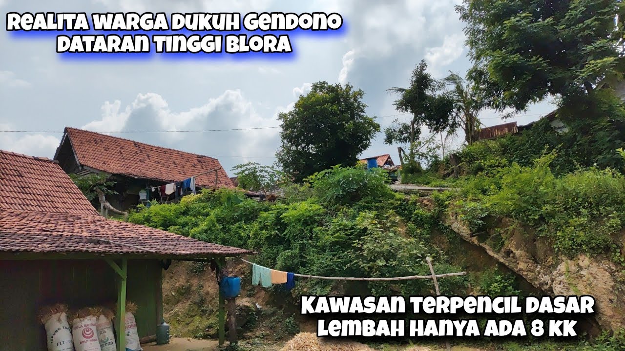 Kampung Sepi Yang Indah Dilereng Puncak Pencu Blora Hanya Ada 8 KK