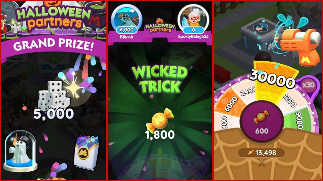 Monopoly GO Halloween Partners with Subscribers | Full Carry x30 Spin #giveaways  @monopolygo 