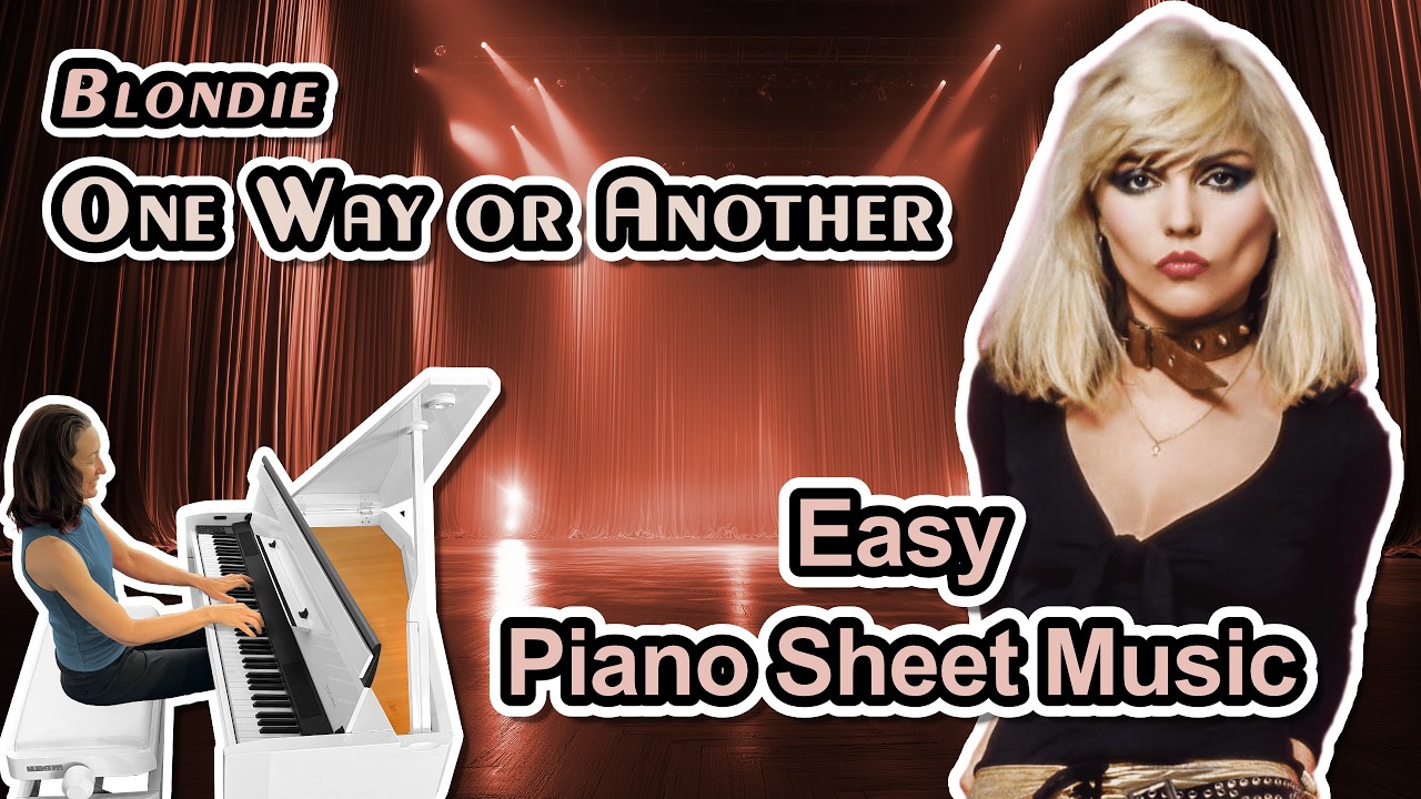 One Way or Another (Blondie) - Easy Piano Sheet Music