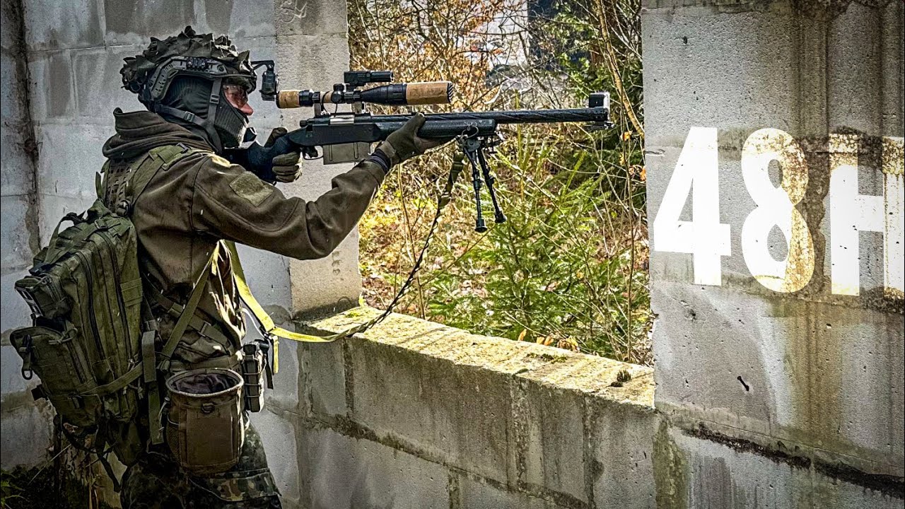I Survived 48Hours as an Airsoft SNIPER in an Abandoned Factory