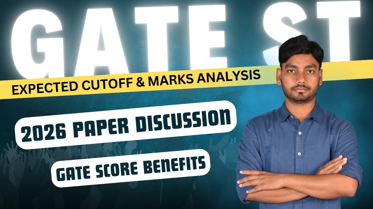 GATE ST 2026 | Expected Cutoff | Marks Analysis | GATE Score Benefits
