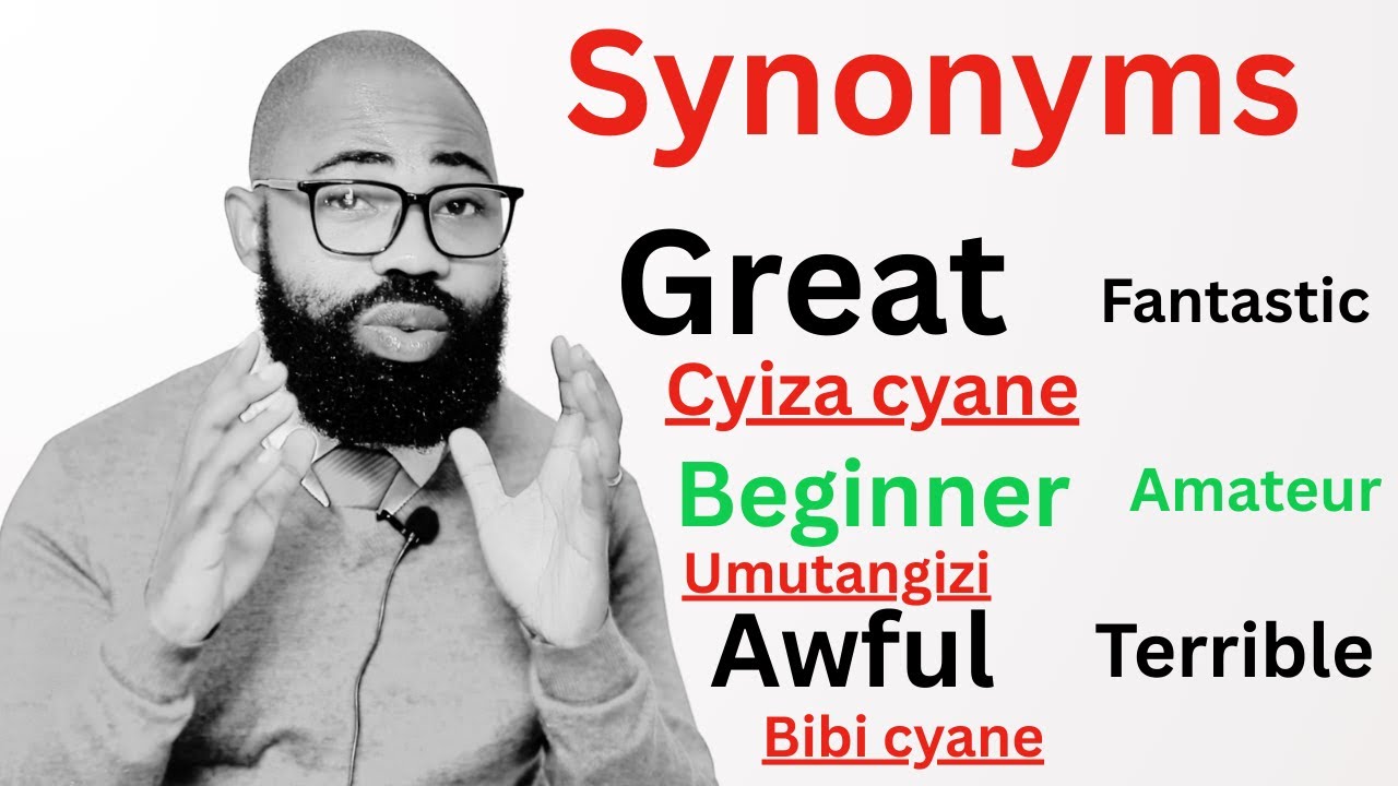 Iga Icyongereza Neza, Learn English and Kinyarwanda Words Fast With These Easy Examples!