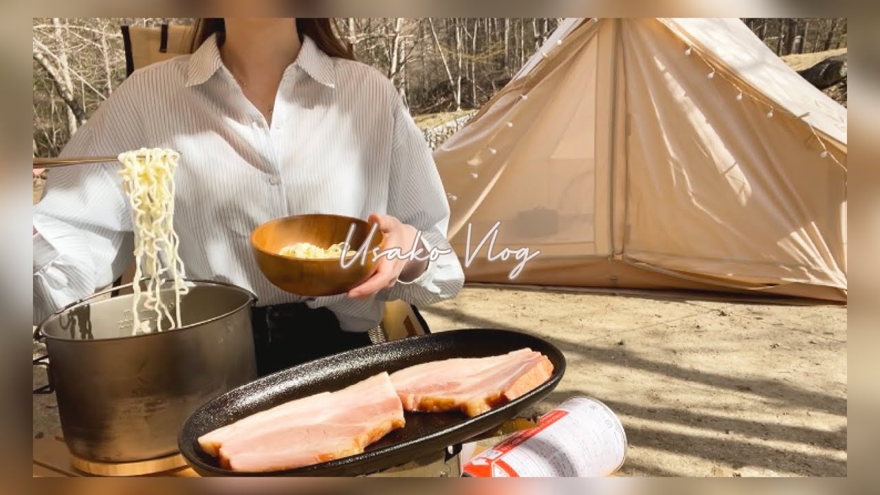 Японский деревенский лагерь Vlog | Легкие и вкусные рецепты для лагеря