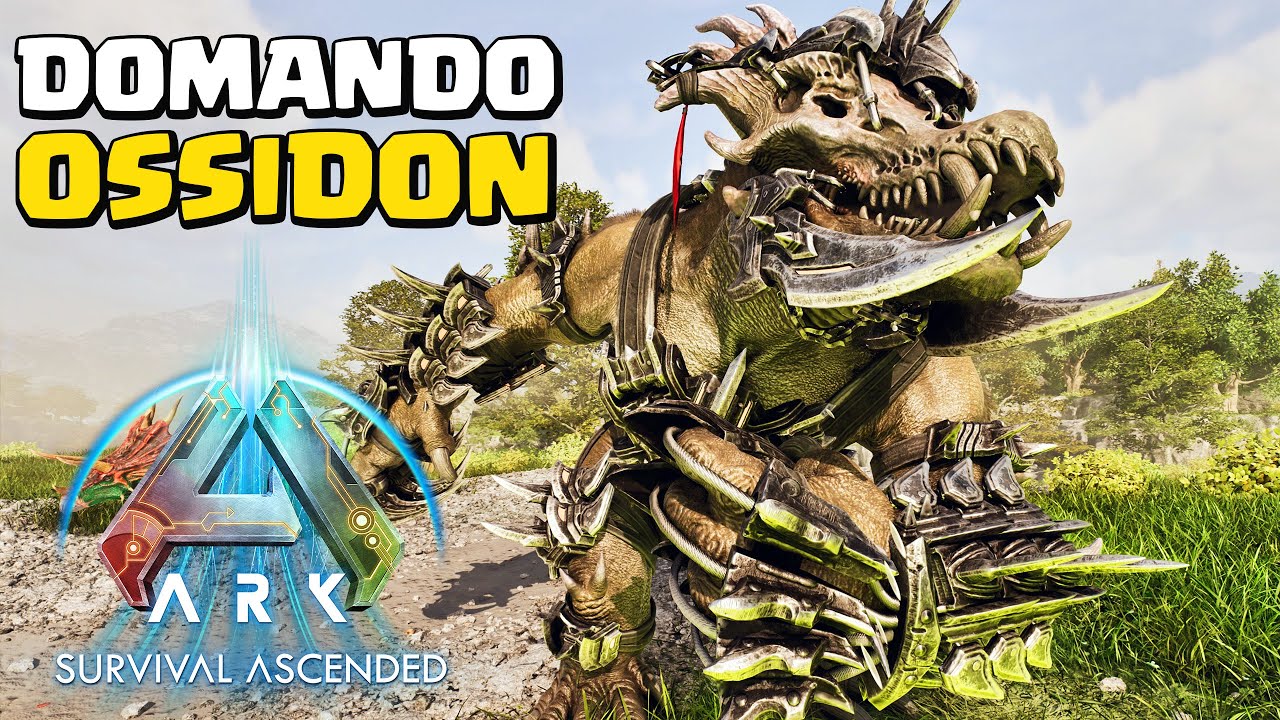 🦖 DOMANDO OSSIDON A NOVA CRIATURA DO ARK: SURVIVAL ASCENDED 🦖  - !MEMBRO !SERVIDOR !PIX