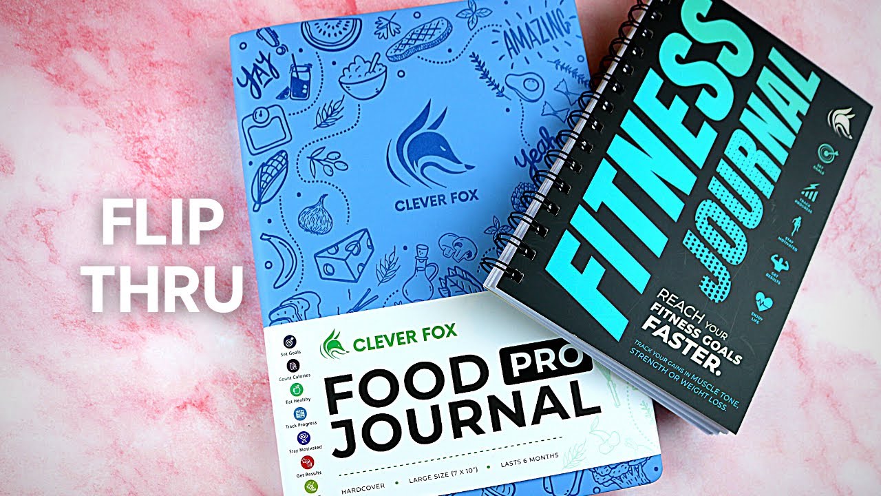 My new food & fitness journals from Clever Fox