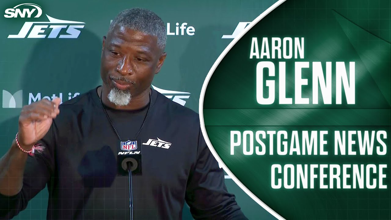 Aaron Glenn on the exciting finish to the Jets 19-17 preseason loss to the Eagles