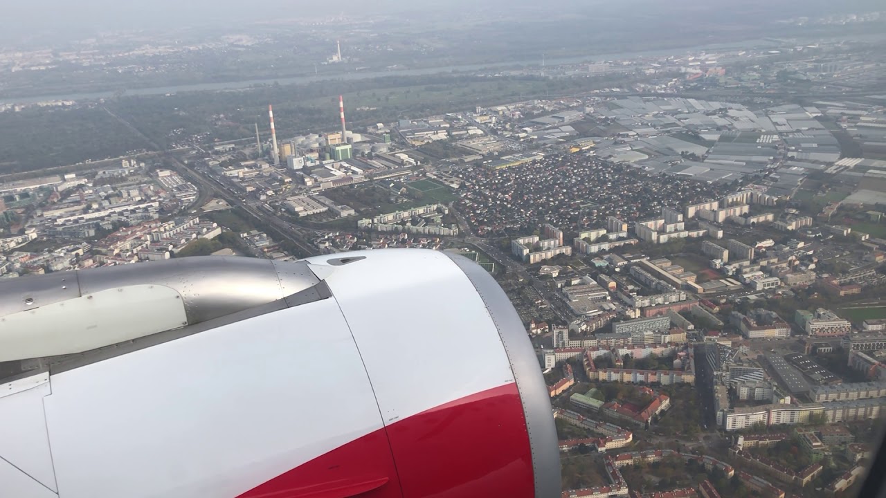 Landung Flughafen Wien Schwechat