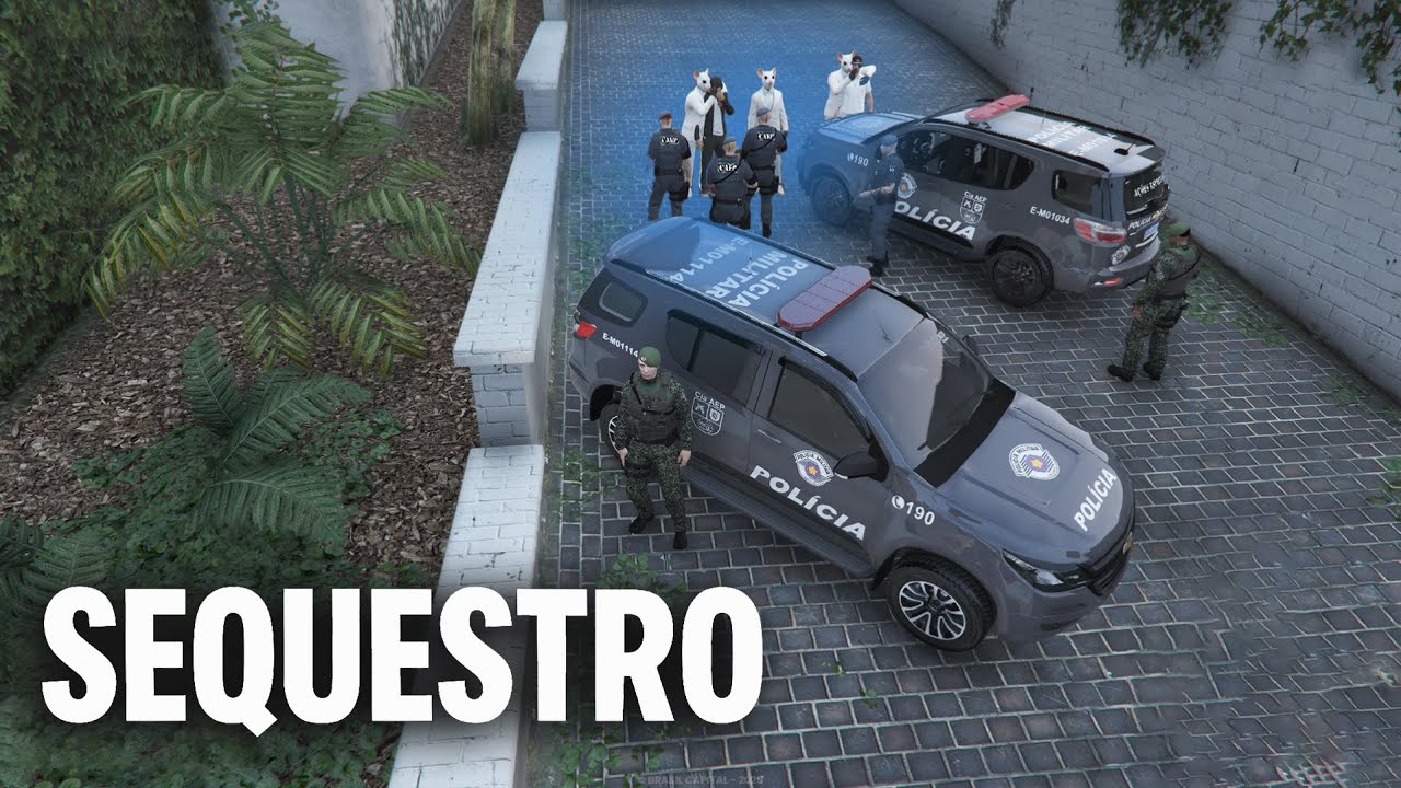 APOIO em OCORRÊNCIA de SEQUESTRO com REFÉNS no Brasil Capital | GTA RP