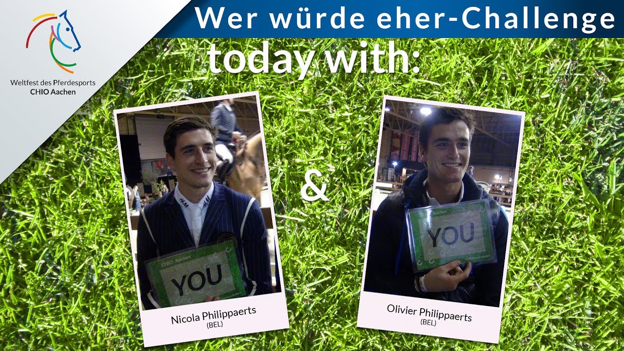 Wer würde eher-Challenge mit Nicola und Olivier Philippaerts