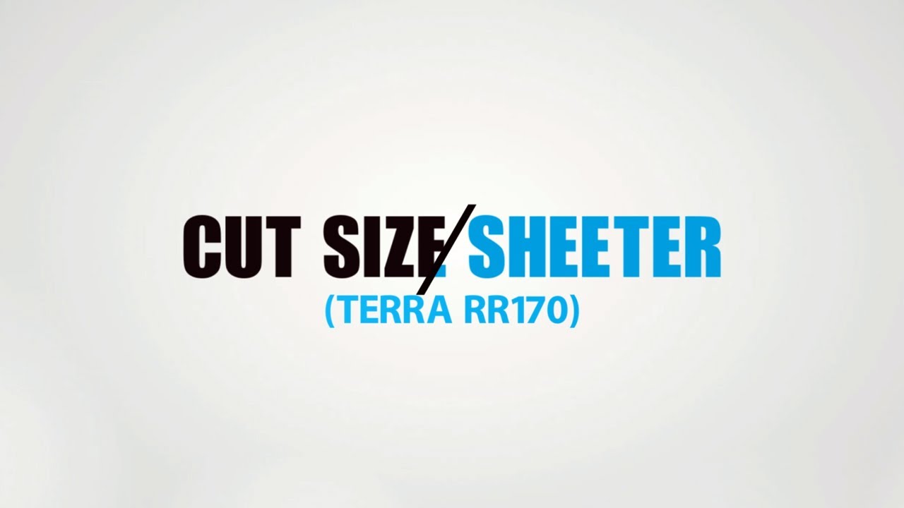 Terra RR170 - Cut Size Sheeter
