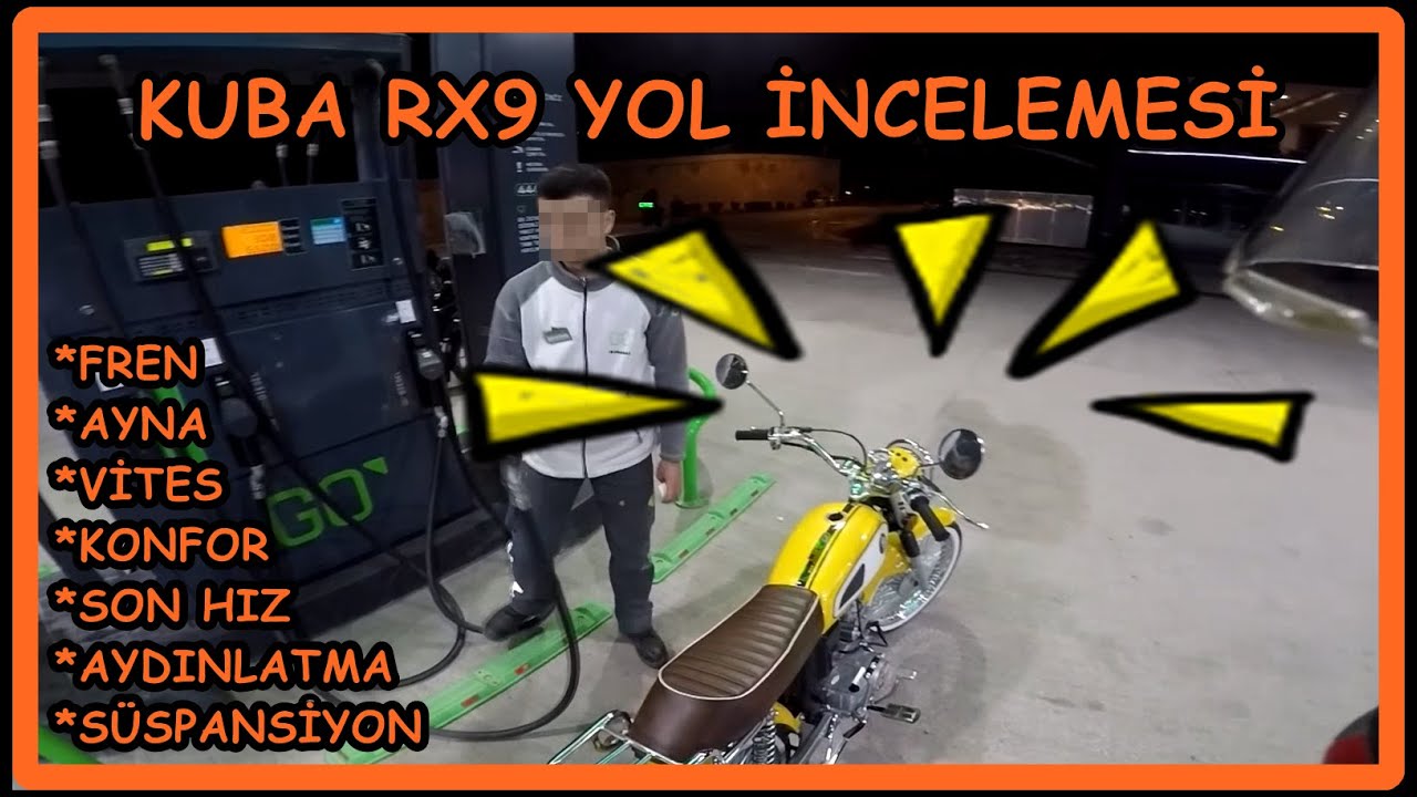 KUBA RX9'U SÜREREK AYRINTILI YORUMLADIK | KUBA RX9 VE HONDA CBF150 İLE AKŞAM GEZMESİ