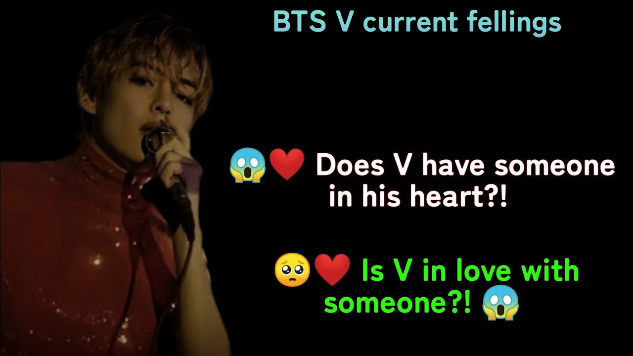 Is BTS V SECRETLY in Love with Someone Right Now?😳| V Is Secretly Dating? 😱💔 #bts #btsv #love #tarot