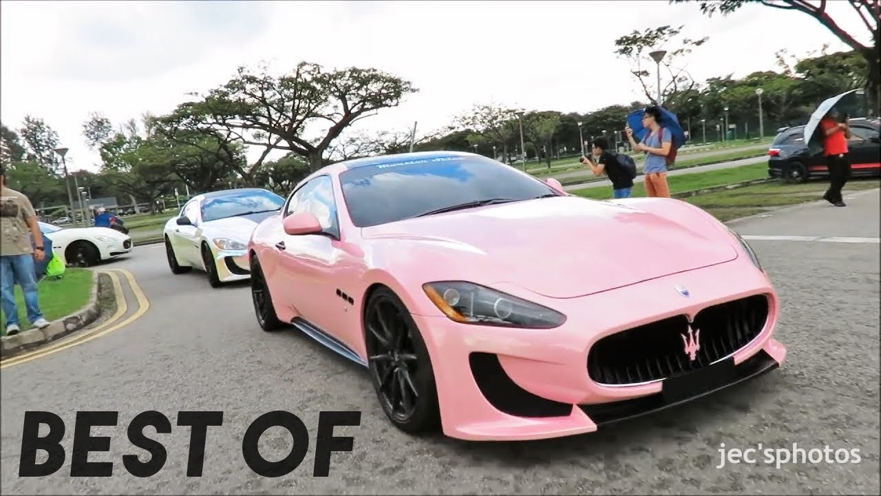 BEST OF Maserati GranTurismo V8 SOUNDS Compilation - Singapore