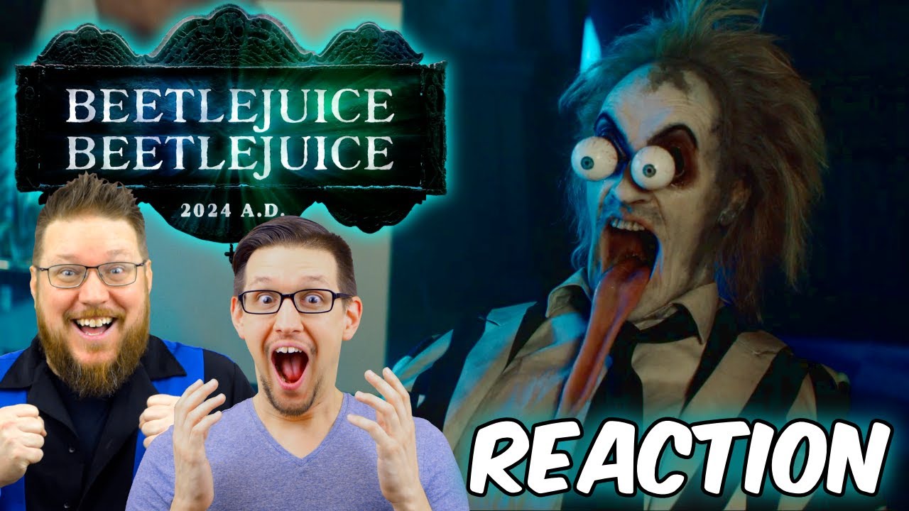 Beetlejuice Beetlejuice (2024) Official Trailer Reaction | Michael Keaton | Jenna Ortega