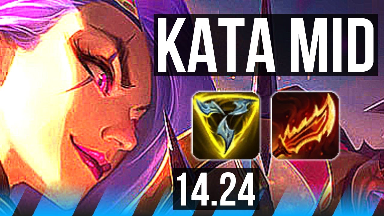 KATARINA vs DIANA (MID) | 700+ games | KR Master | 14.24
