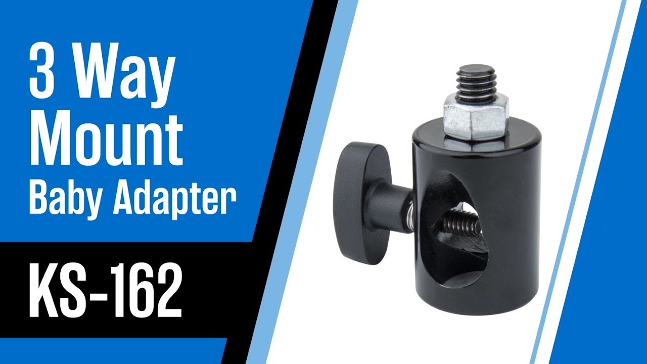 Kupo Three Way Mount Baby Adapter 5/8