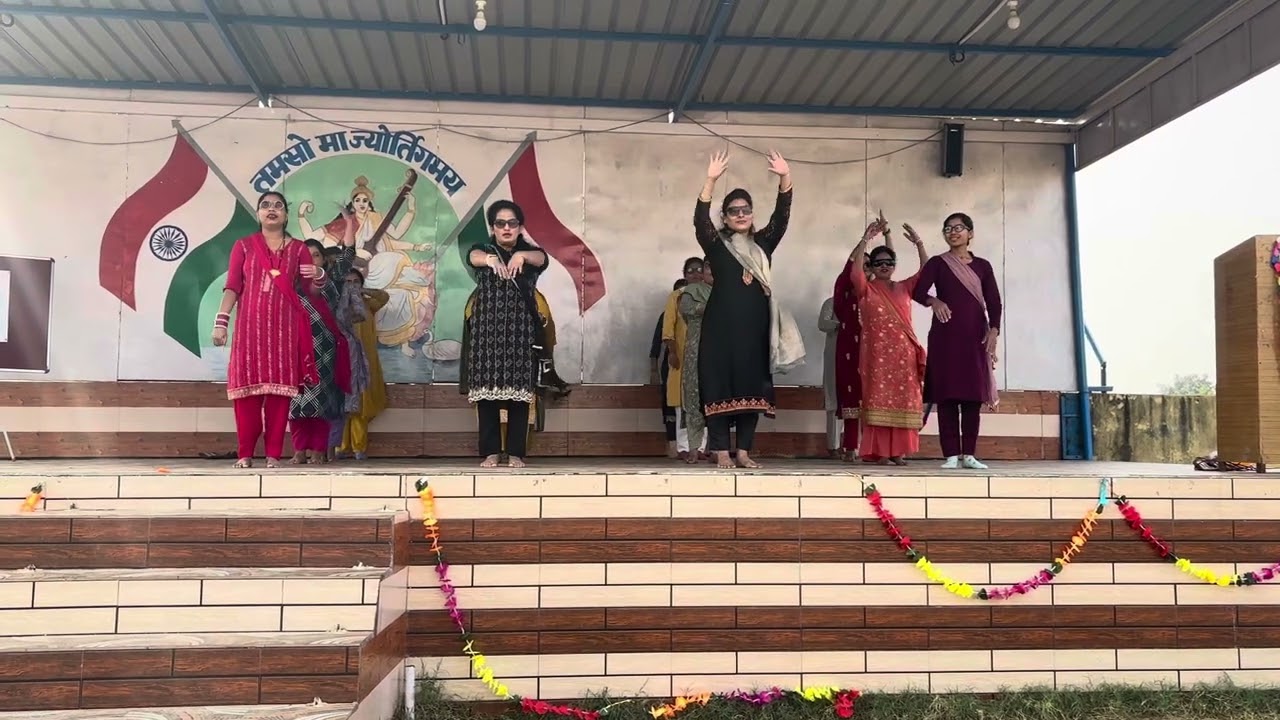 Lazy crazy Dance performed by teachers on children’s day
