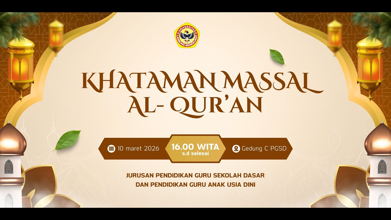 Khataman Massal Al-Qur'an Jurusan PGSD dan PGPAUD