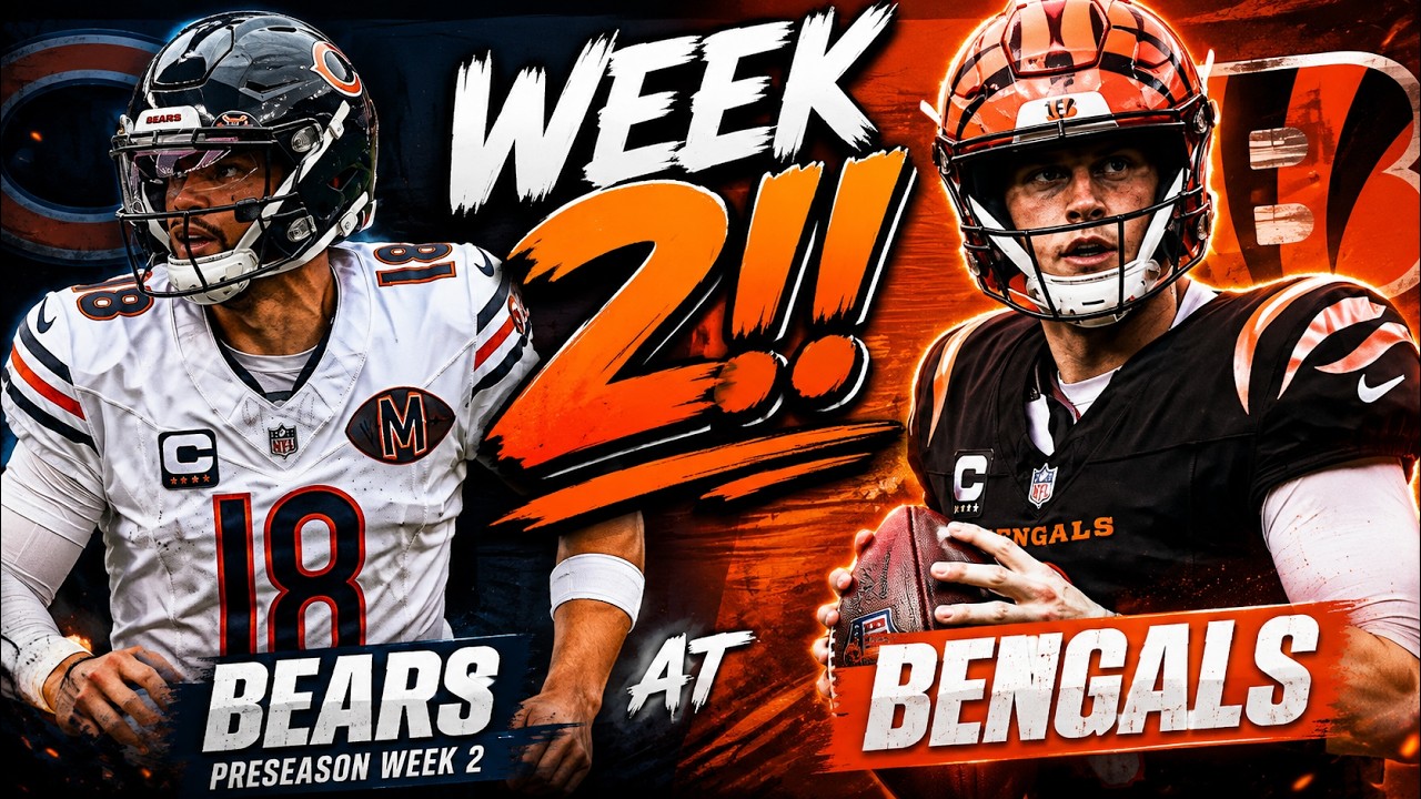 BENGALS VS BEARS LIVE STREAM!! LIVE PLAY BY PLAY!!
