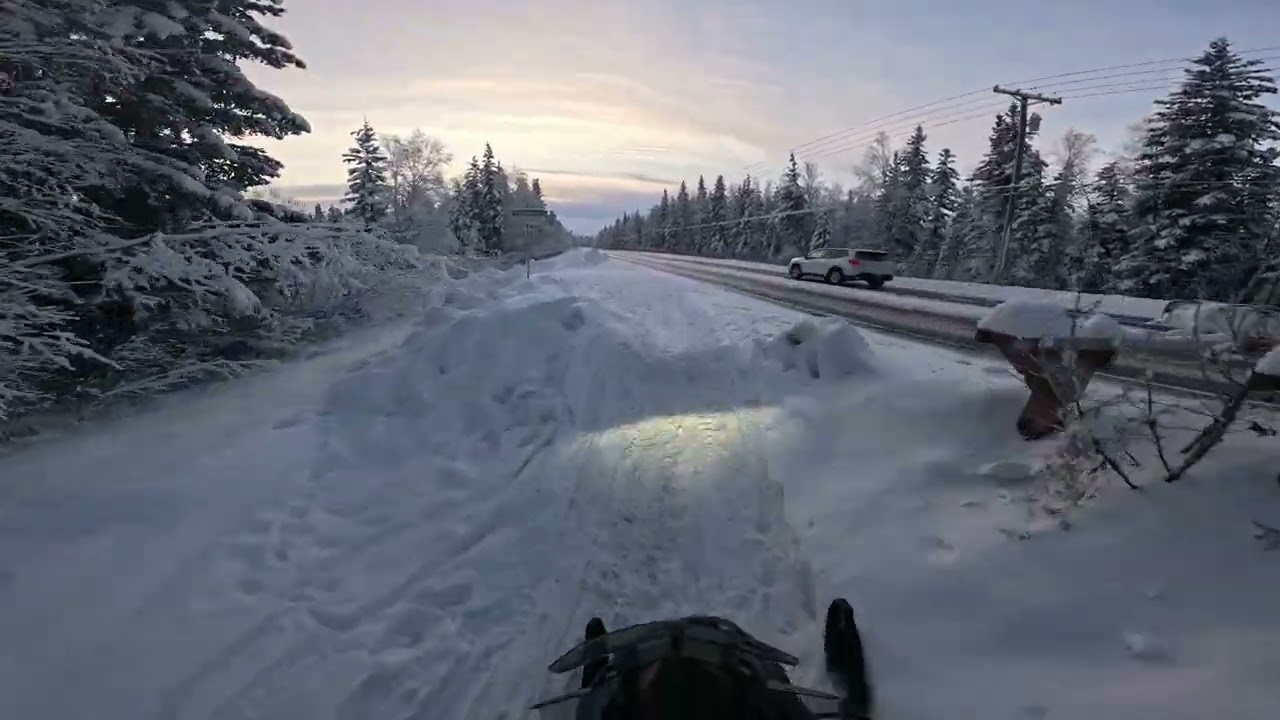 2023 renegade xrs 850, riding around in Fairbanks Alaska,