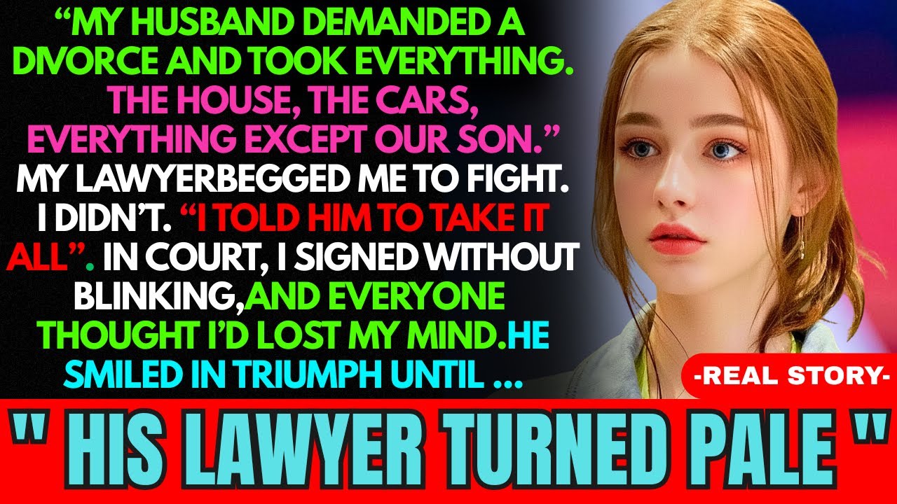 My Husband Took Everything in the Divorce — He Had No Idea What He Was Really Taking and Later...