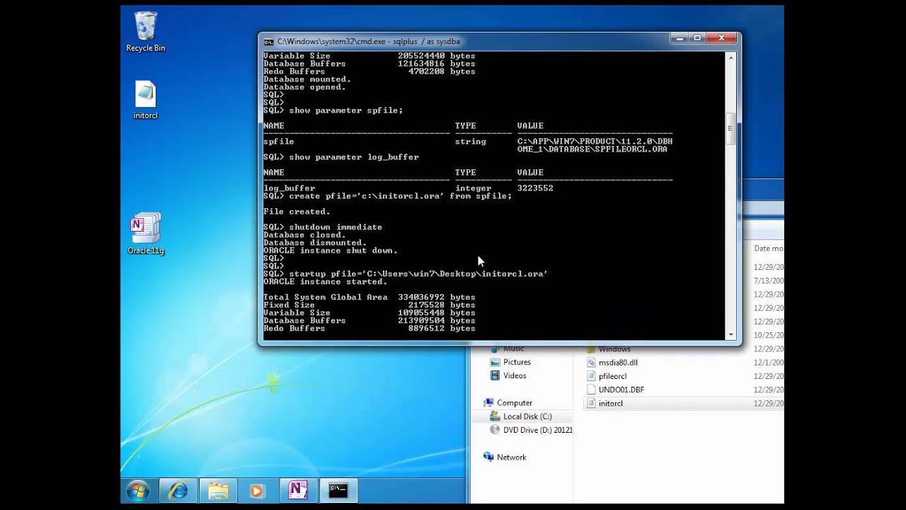 Oracle 11g initialization parameter.mp4