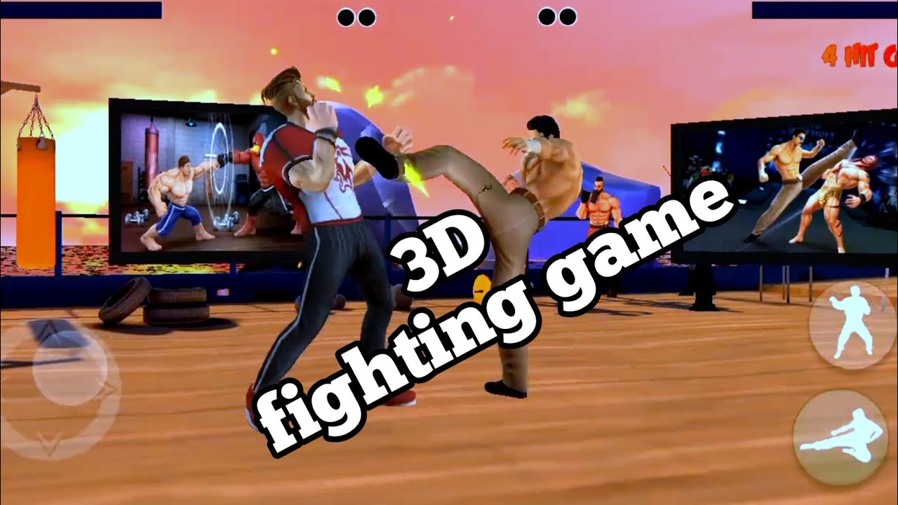 bodybuilder GYM fighting 3D game