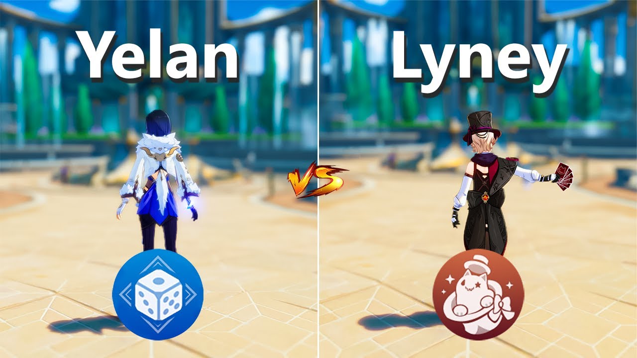 Lyney vs Yelan !! who is the best ?? Genshin Impact !!