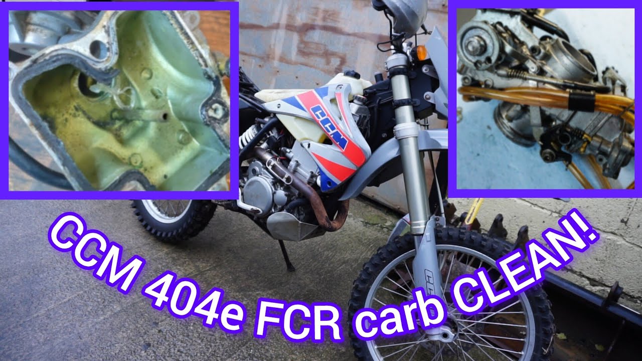 CCM 404e carb cleaned and running like a good one