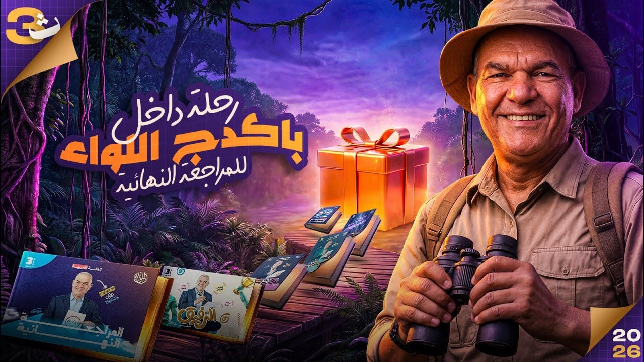 باكدج كتب اللواء للمراجعة النهائية ثانوية عامة 2026 | طريقك للدرجة النهائية في اللغة العربية
