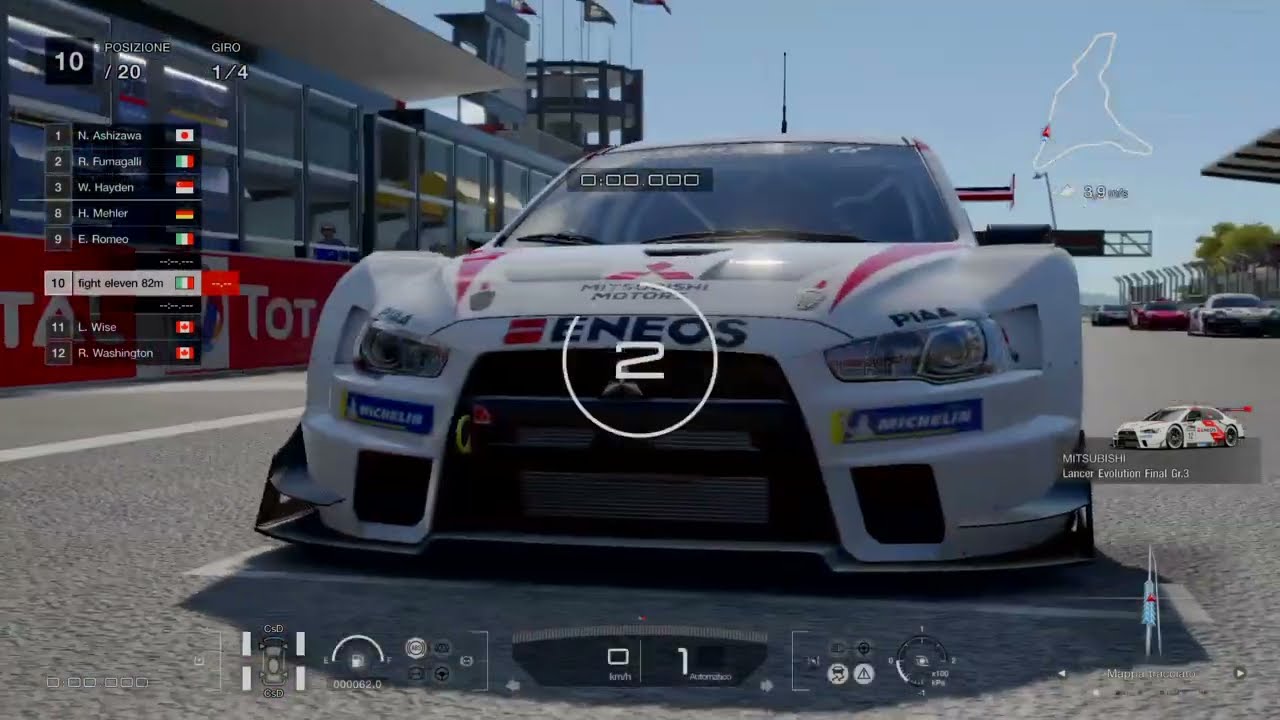 Gran Turismo™ 7-dragon trial-Mitsubishi lancer evolution final gr3