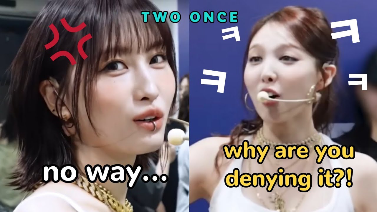 twice *teasing* momo about looking like older sis hana (ft. ojo gang) 😂