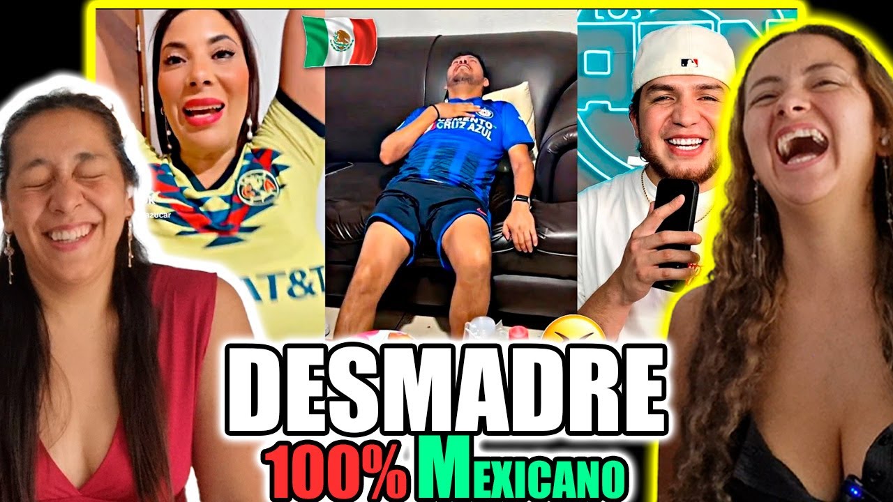 Mi PRIMA Reacciona POR PRIMERA VEZ a Desmadre Mexicano | Le DIO ataque de RISA